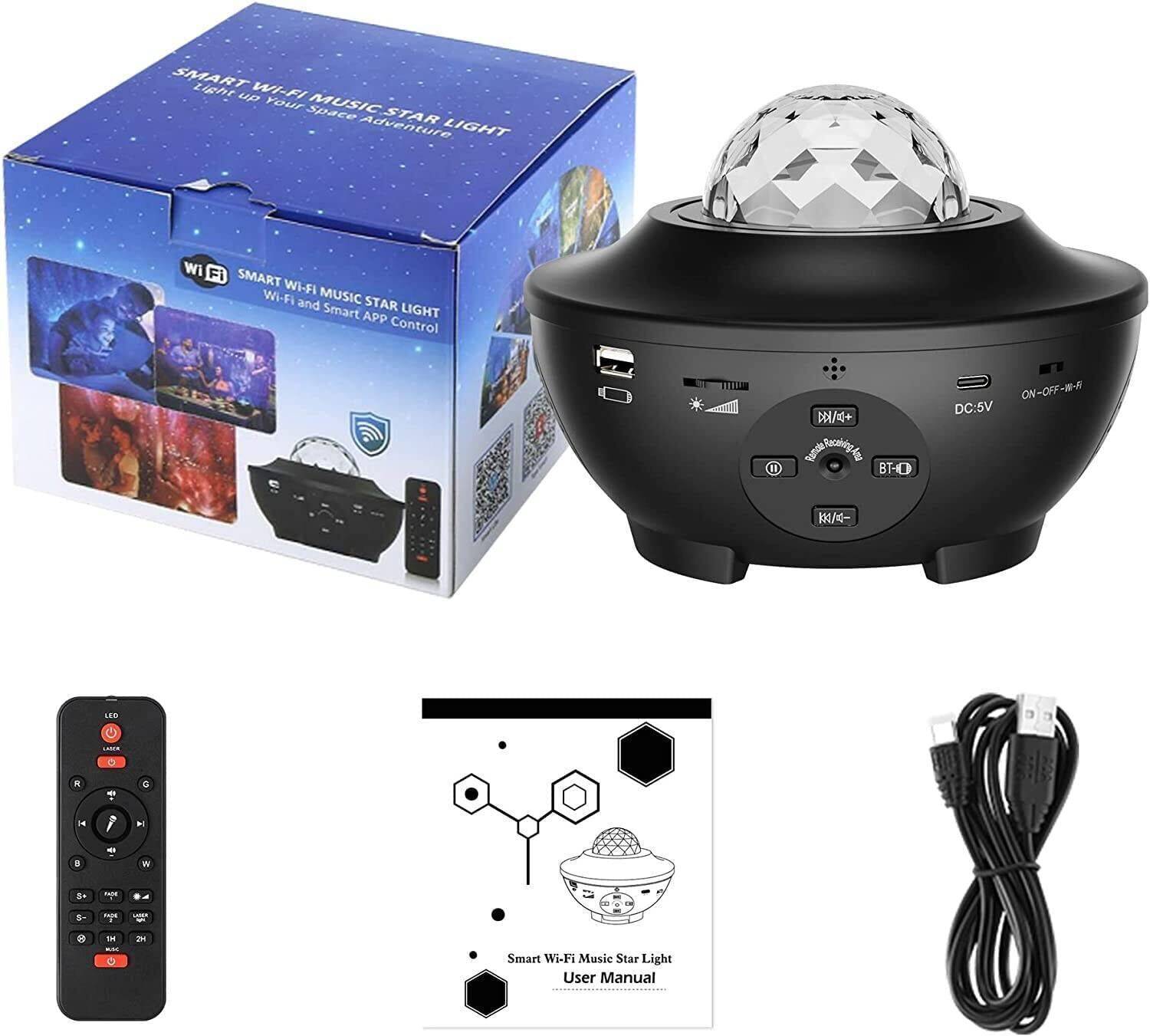 LED Galaxy Starry Night Light Projector Ocean Star Sky Party