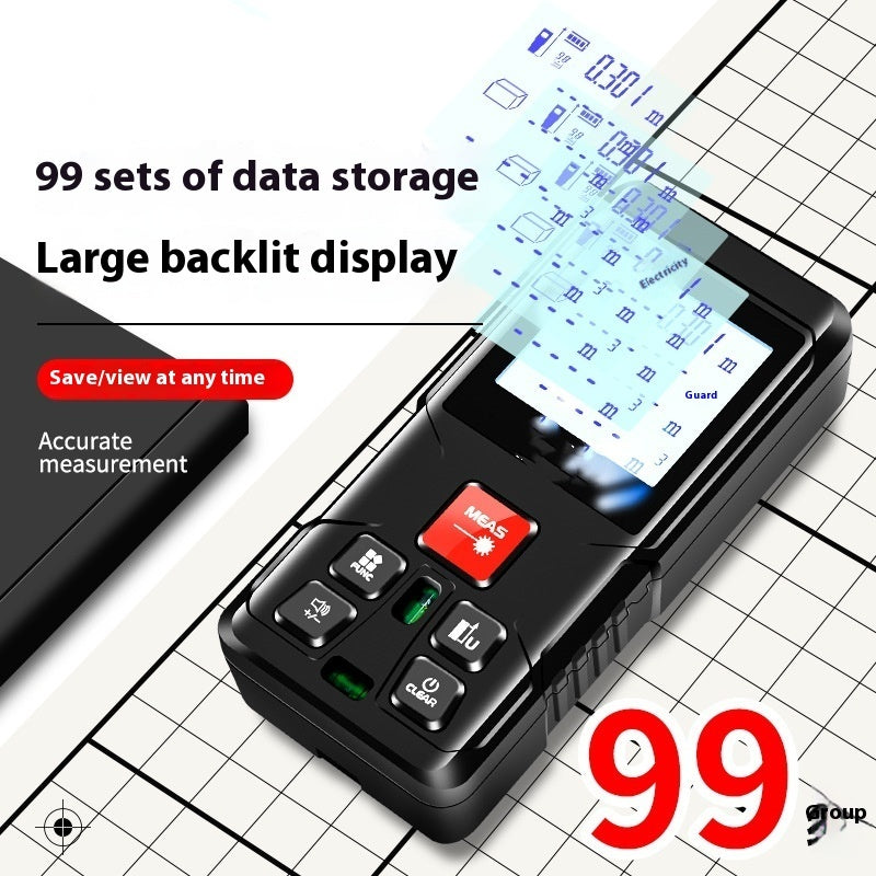 Handheld Laser Rangefinder 120m - Precision Measurement Tool