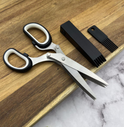 Stainless Steel Herb Scissors Multifunctional Kitchen Cutter