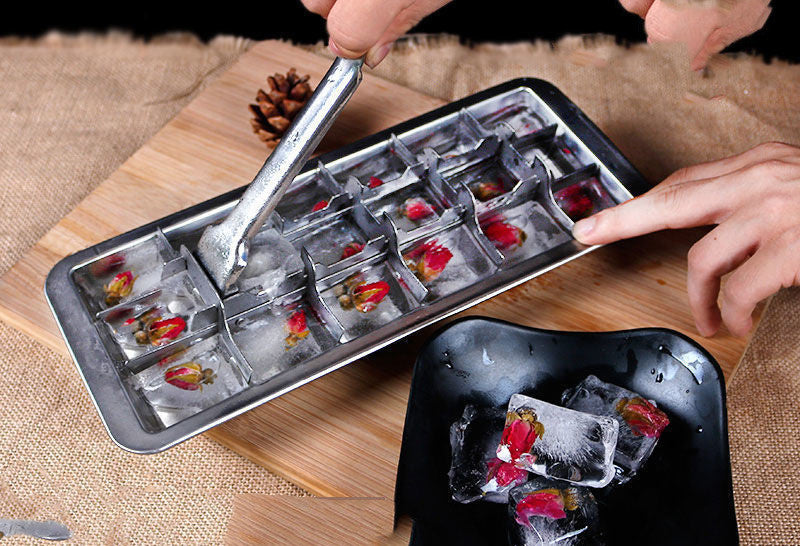 Durable Stainless Steel Ice Cube Molds  Homemade & Efficient