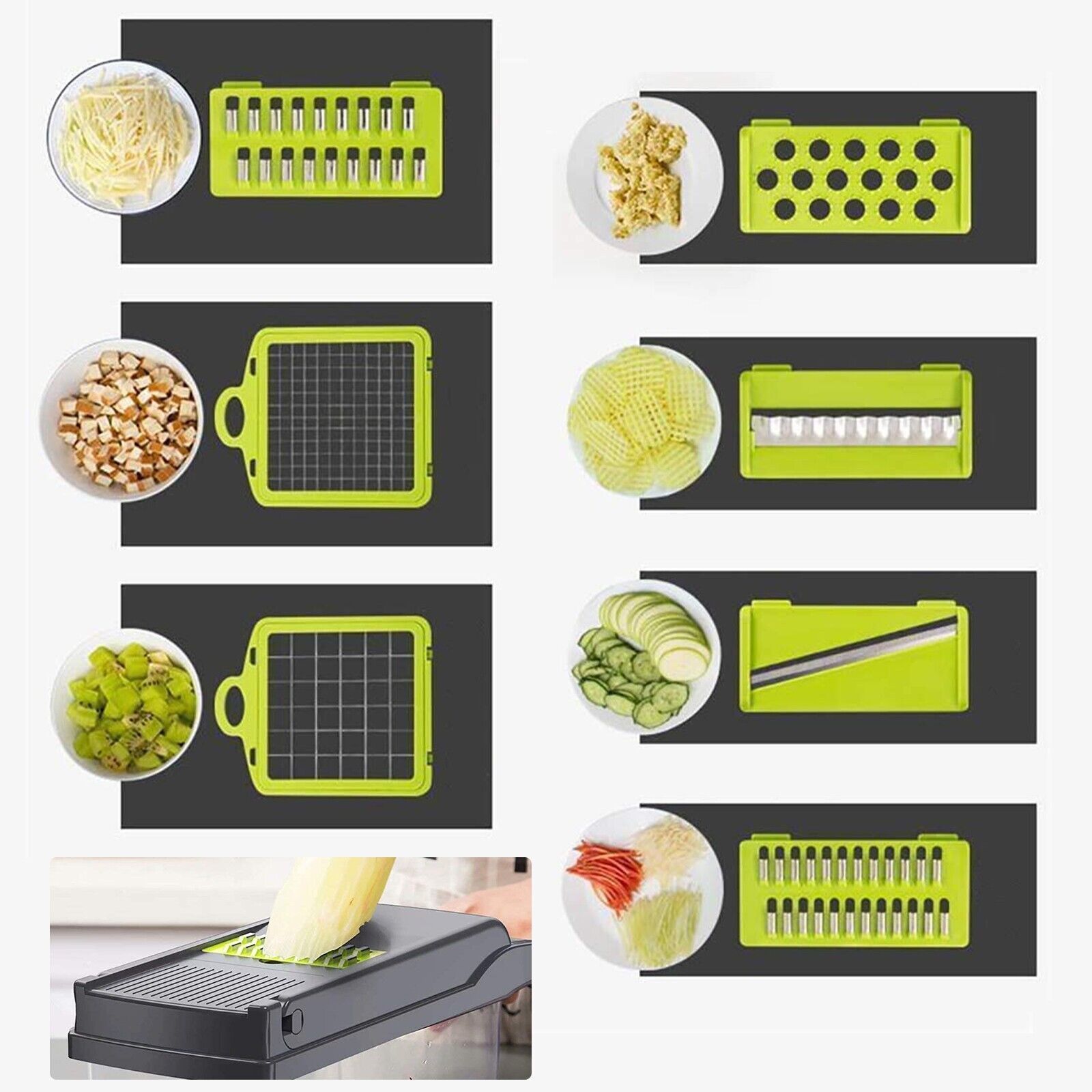 Effortless Cooking with 15-in-1 Vegetable Chopper & Slicer