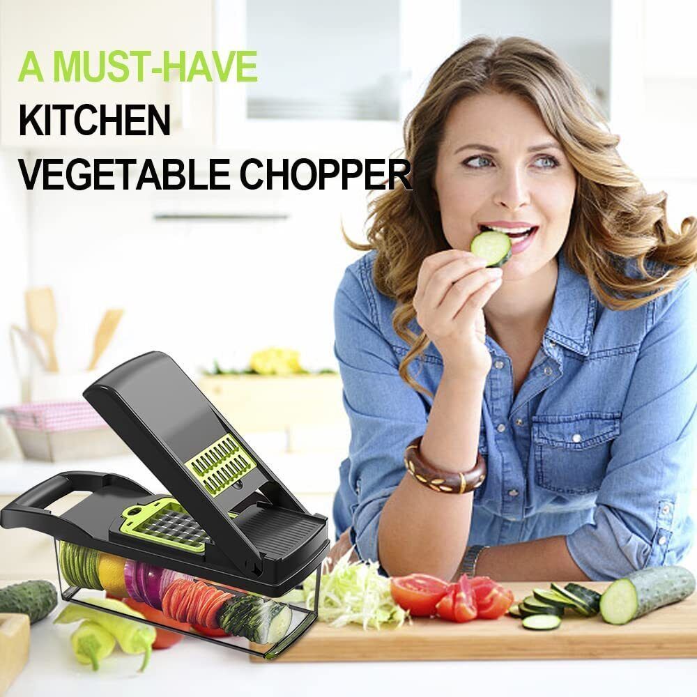 Effortless Cooking with 15-in-1 Vegetable Chopper & Slicer