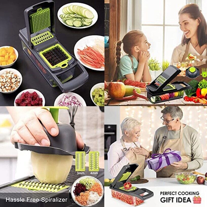 Effortless Cooking with 15-in-1 Vegetable Chopper & Slicer