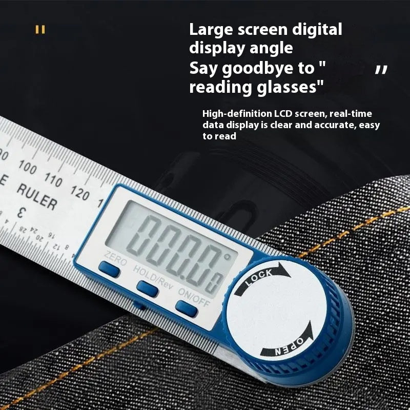 Electronic Digital Display ABS Plastic Woodworking Ruler