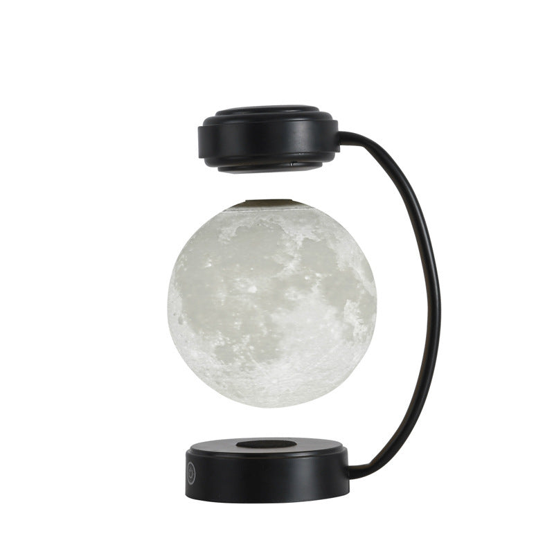 3D LED Moon Night Light Wireless Magnetic Levitating Rotate