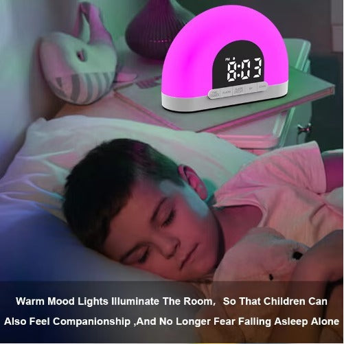 Fashion Design Color Night Light Sunrise Alarm Clock Wake Up