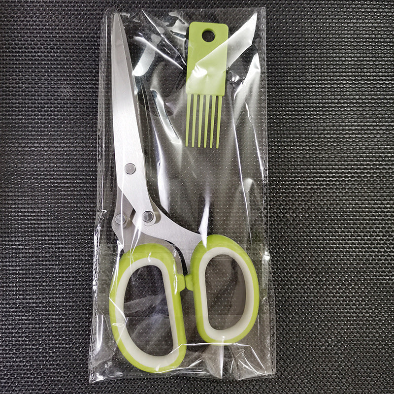 Stainless Steel Herb Scissors Multifunctional Kitchen Cutter
