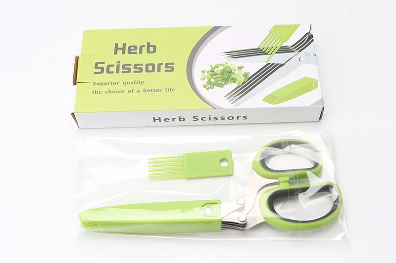 Stainless Steel Herb Scissors Multifunctional Kitchen Cutter